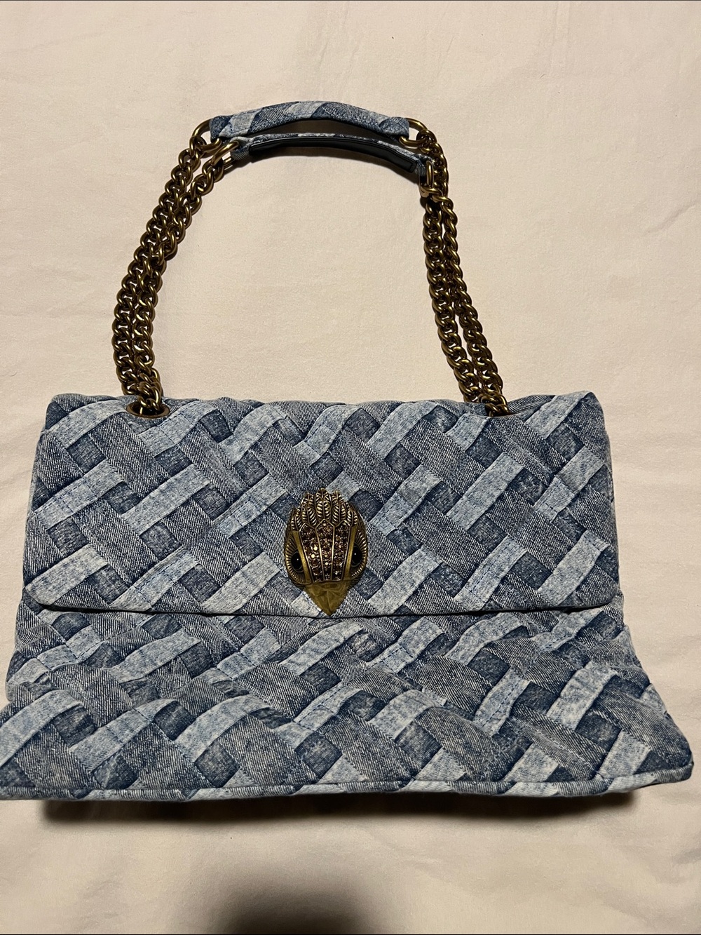 EUC denim kurt Geiger bag xxl